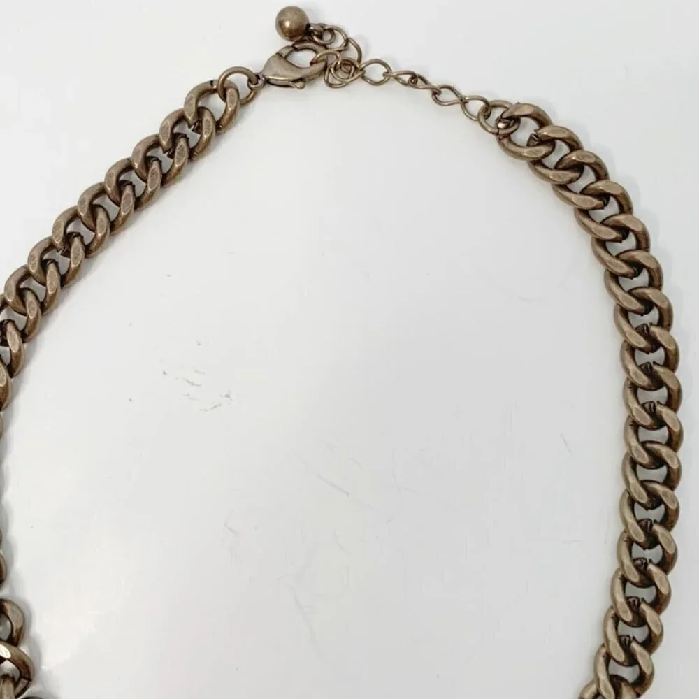 Marquis Cut Rhinestone Statement Choker Necklace